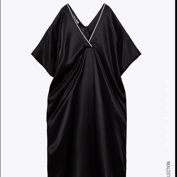 ZARA SATIN EFFECT TUNIC - Picture 4 of 12